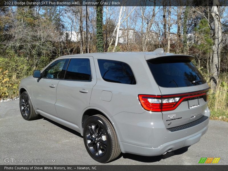 Destroyer Gray / Black 2021 Dodge Durango SXT Plus Blacktop AWD