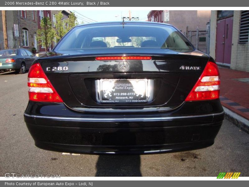 Black / Black 2006 Mercedes-Benz C 280 4Matic Luxury