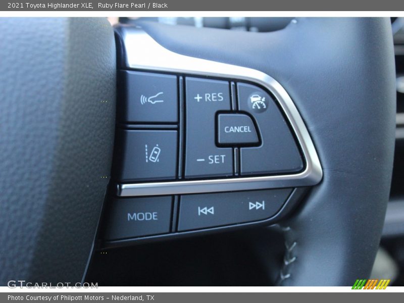 Ruby Flare Pearl / Black 2021 Toyota Highlander XLE