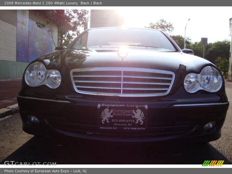 Black / Black 2006 Mercedes-Benz C 280 4Matic Luxury