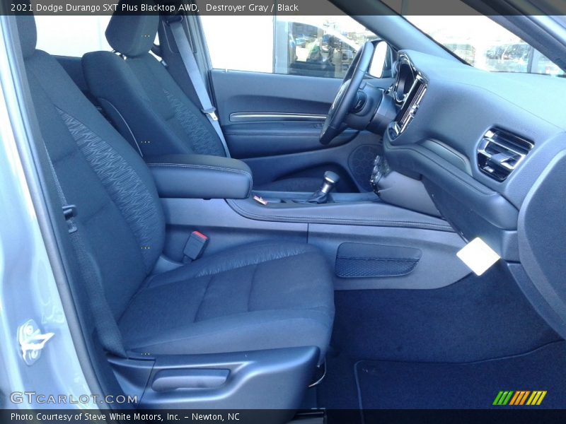 Front Seat of 2021 Durango SXT Plus Blacktop AWD