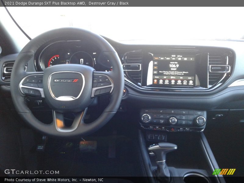 Dashboard of 2021 Durango SXT Plus Blacktop AWD