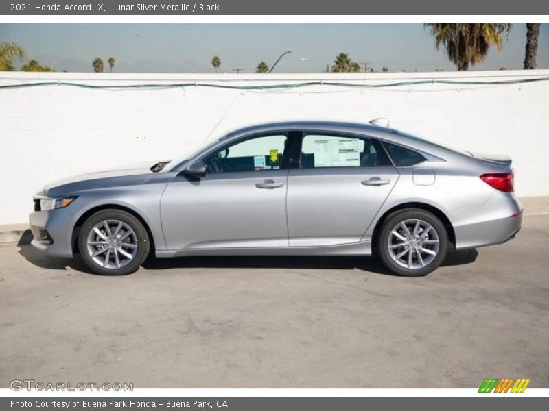 Lunar Silver Metallic / Black 2021 Honda Accord LX