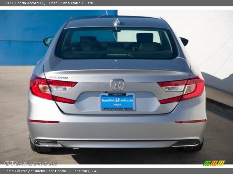 Lunar Silver Metallic / Black 2021 Honda Accord LX