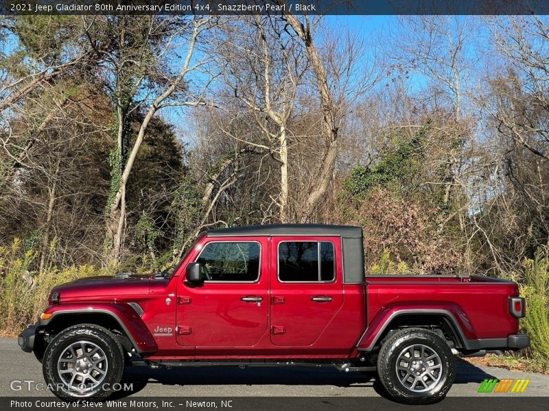 Snazzberry Pearl / Black 2021 Jeep Gladiator 80th Anniversary Edition 4x4