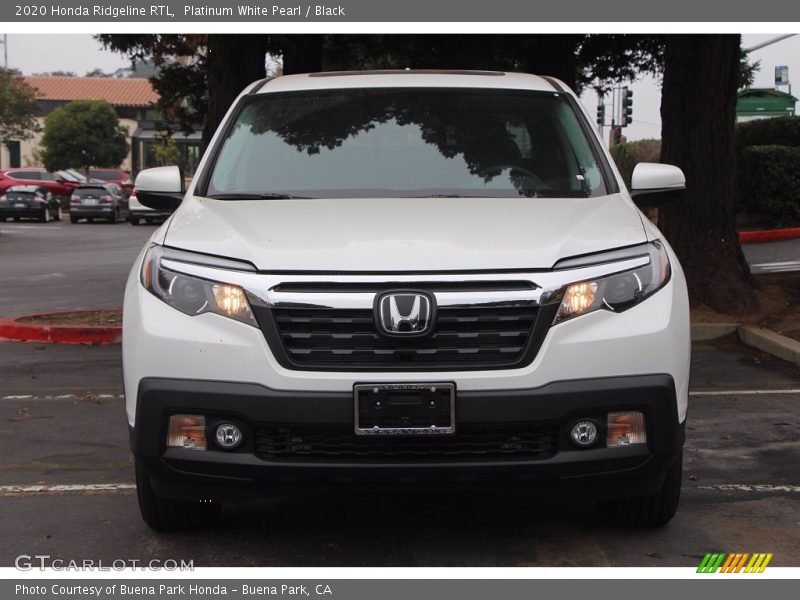 Platinum White Pearl / Black 2020 Honda Ridgeline RTL