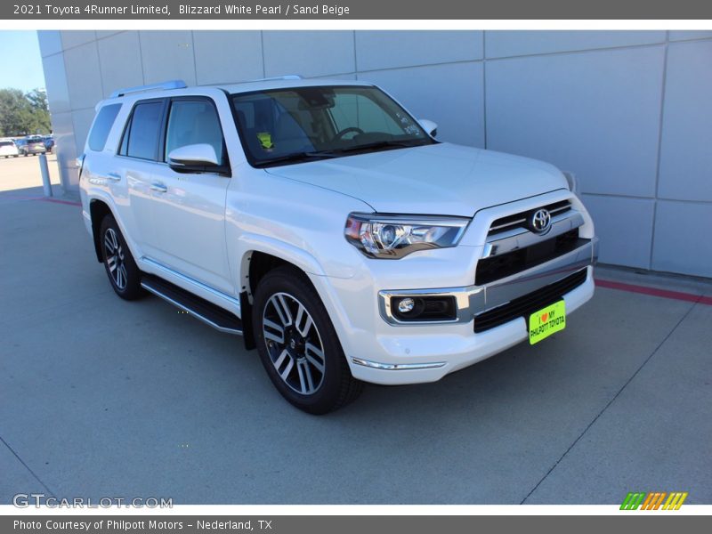 Blizzard White Pearl / Sand Beige 2021 Toyota 4Runner Limited