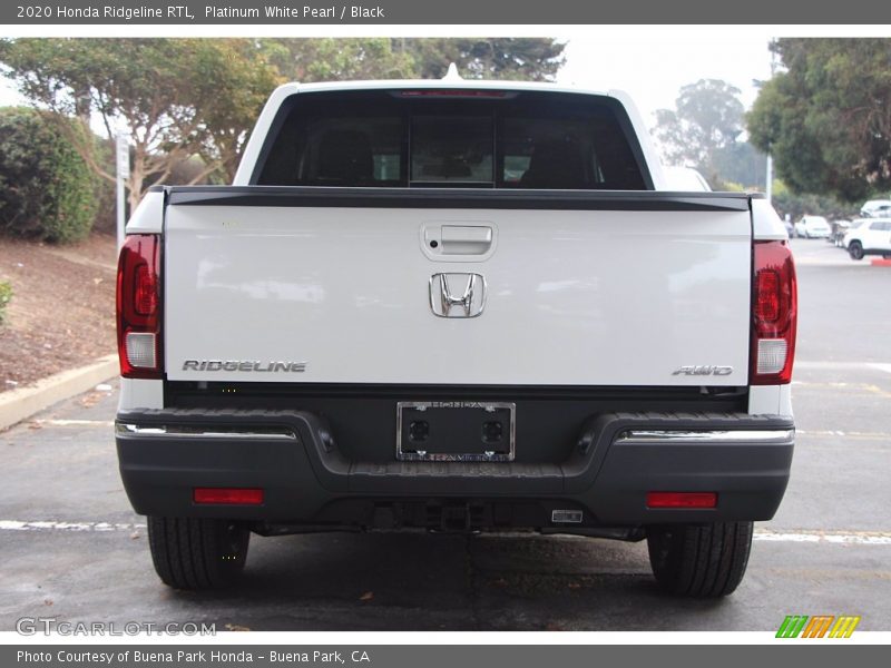 Platinum White Pearl / Black 2020 Honda Ridgeline RTL