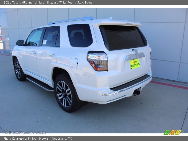 Blizzard White Pearl / Sand Beige 2021 Toyota 4Runner Limited