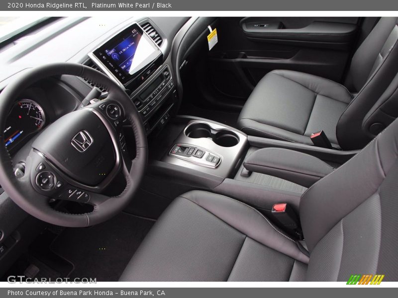 Platinum White Pearl / Black 2020 Honda Ridgeline RTL