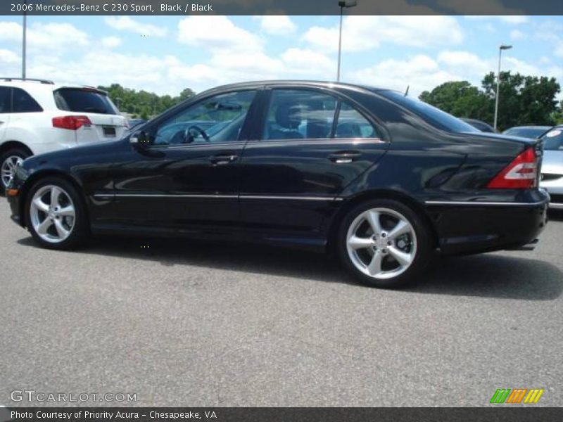 Black / Black 2006 Mercedes-Benz C 230 Sport