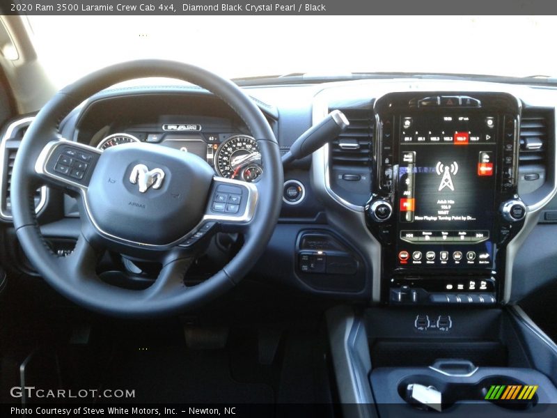 Diamond Black Crystal Pearl / Black 2020 Ram 3500 Laramie Crew Cab 4x4