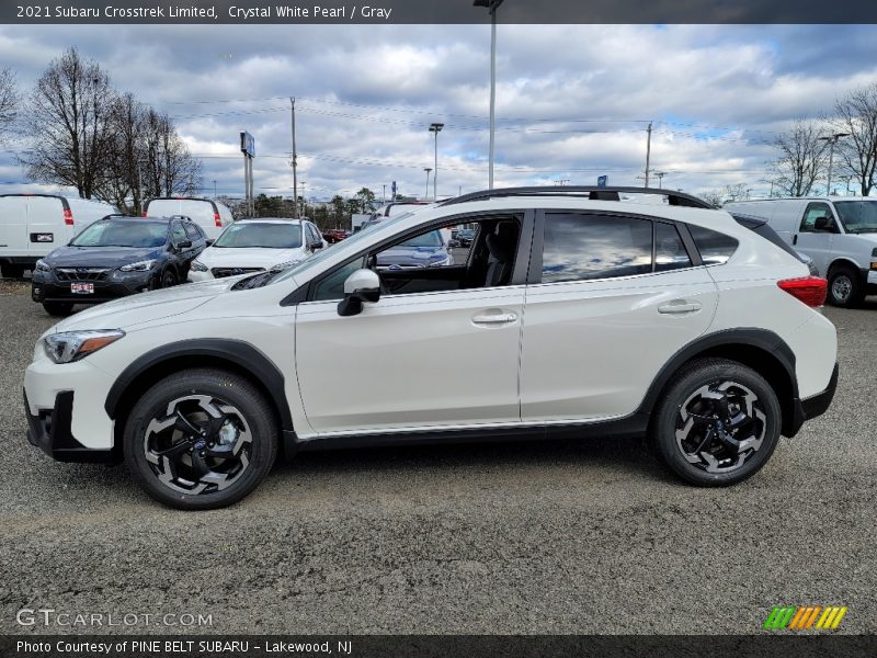 Crystal White Pearl / Gray 2021 Subaru Crosstrek Limited