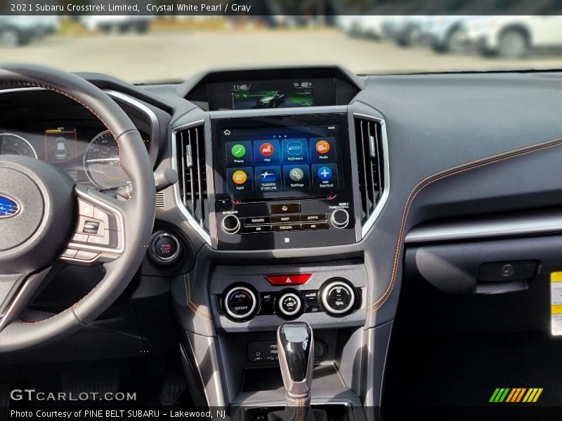 Crystal White Pearl / Gray 2021 Subaru Crosstrek Limited