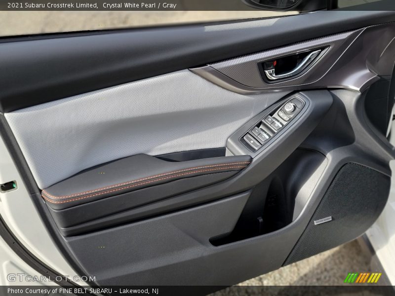 Crystal White Pearl / Gray 2021 Subaru Crosstrek Limited