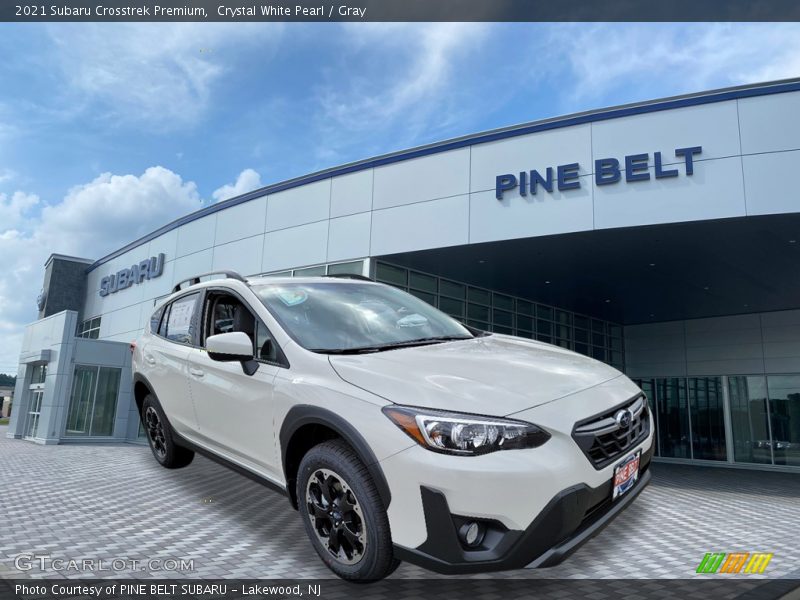 Crystal White Pearl / Gray 2021 Subaru Crosstrek Premium