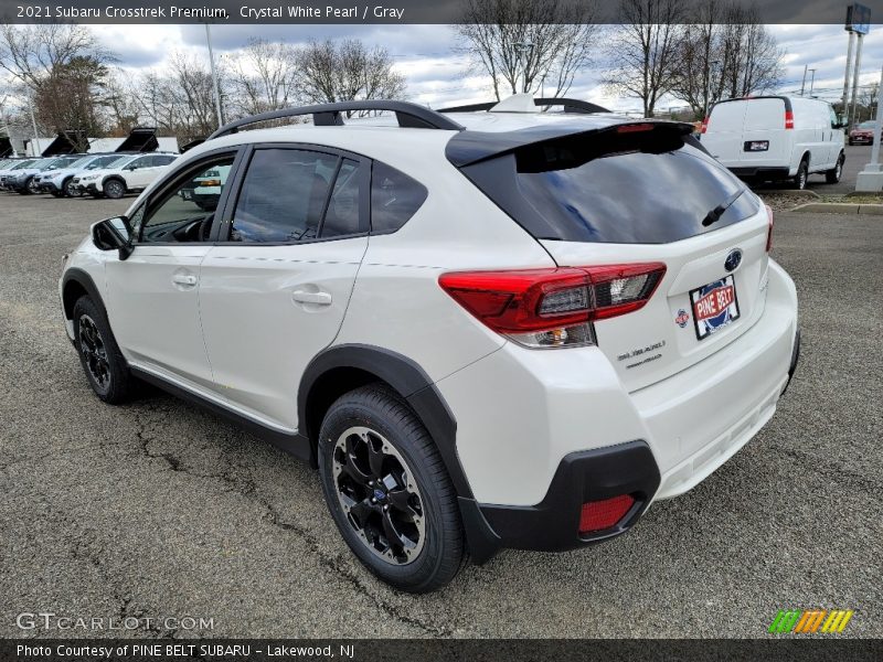Crystal White Pearl / Gray 2021 Subaru Crosstrek Premium