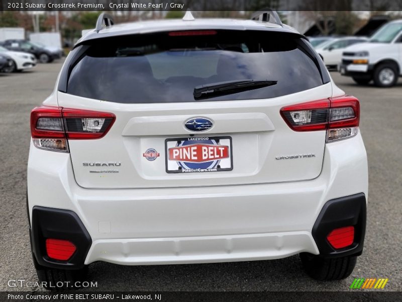 Crystal White Pearl / Gray 2021 Subaru Crosstrek Premium