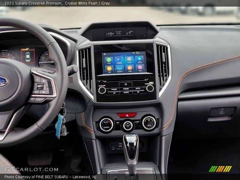 Crystal White Pearl / Gray 2021 Subaru Crosstrek Premium