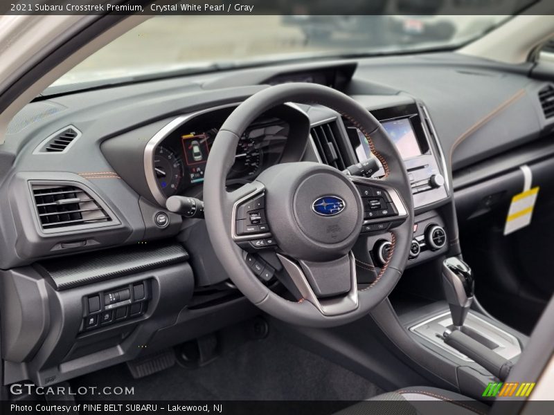 Crystal White Pearl / Gray 2021 Subaru Crosstrek Premium