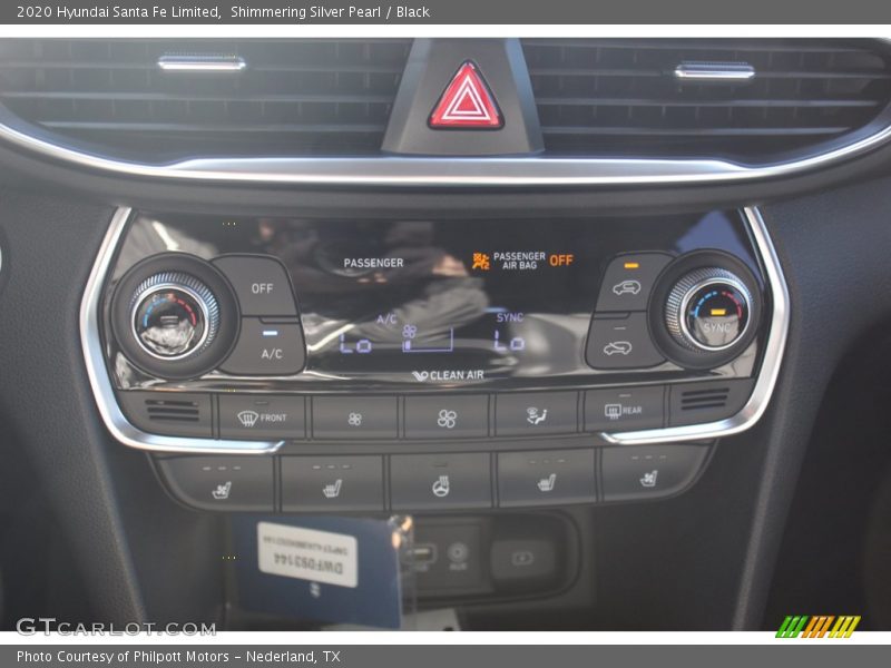 Shimmering Silver Pearl / Black 2020 Hyundai Santa Fe Limited
