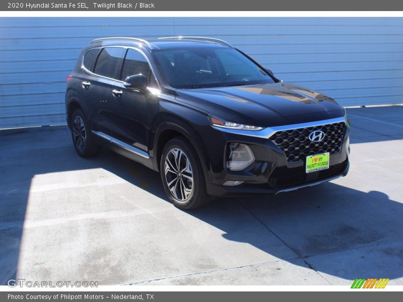 Twilight Black / Black 2020 Hyundai Santa Fe SEL