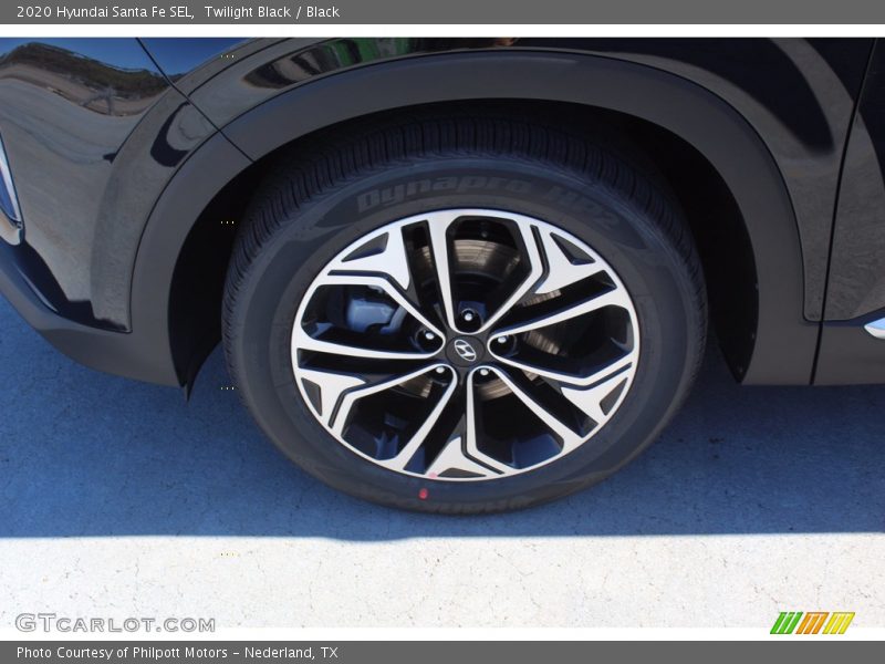 Twilight Black / Black 2020 Hyundai Santa Fe SEL