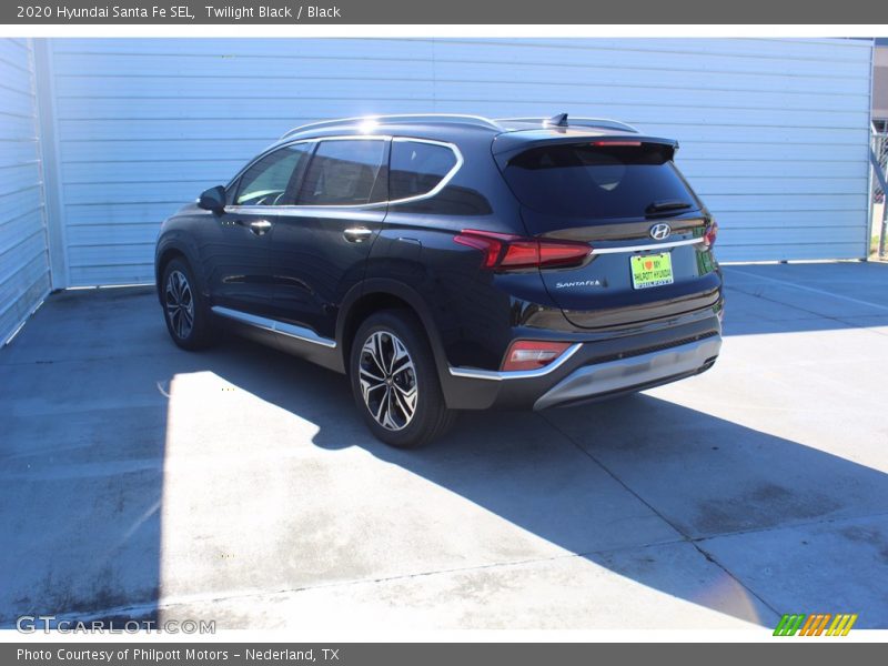 Twilight Black / Black 2020 Hyundai Santa Fe SEL