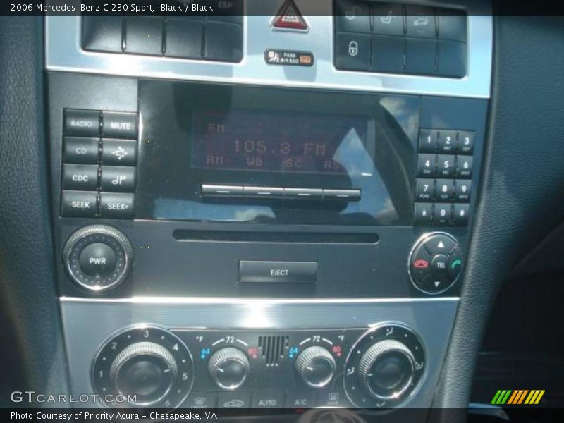 Black / Black 2006 Mercedes-Benz C 230 Sport