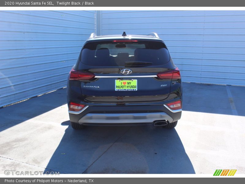 Twilight Black / Black 2020 Hyundai Santa Fe SEL