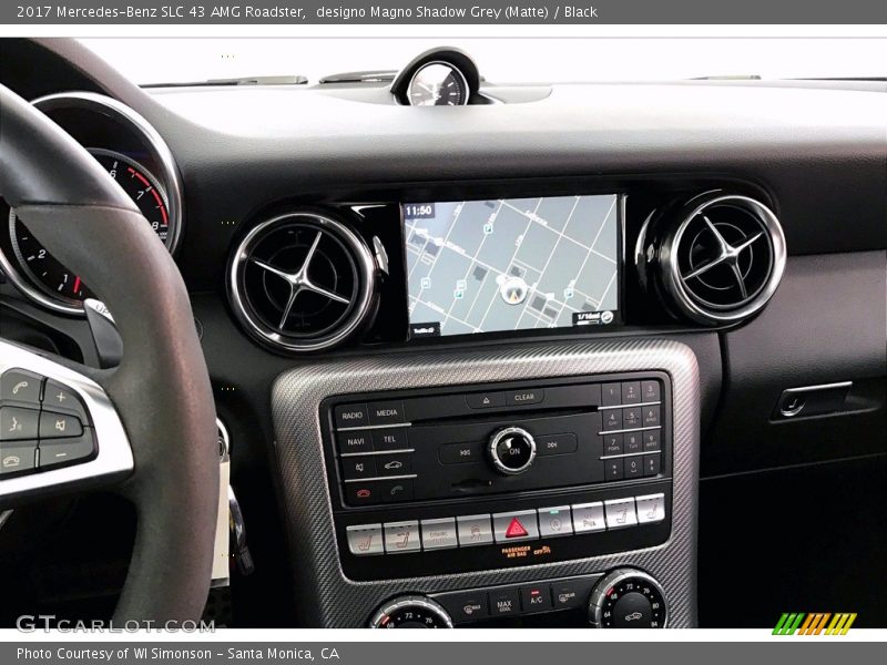 designo Magno Shadow Grey (Matte) / Black 2017 Mercedes-Benz SLC 43 AMG Roadster