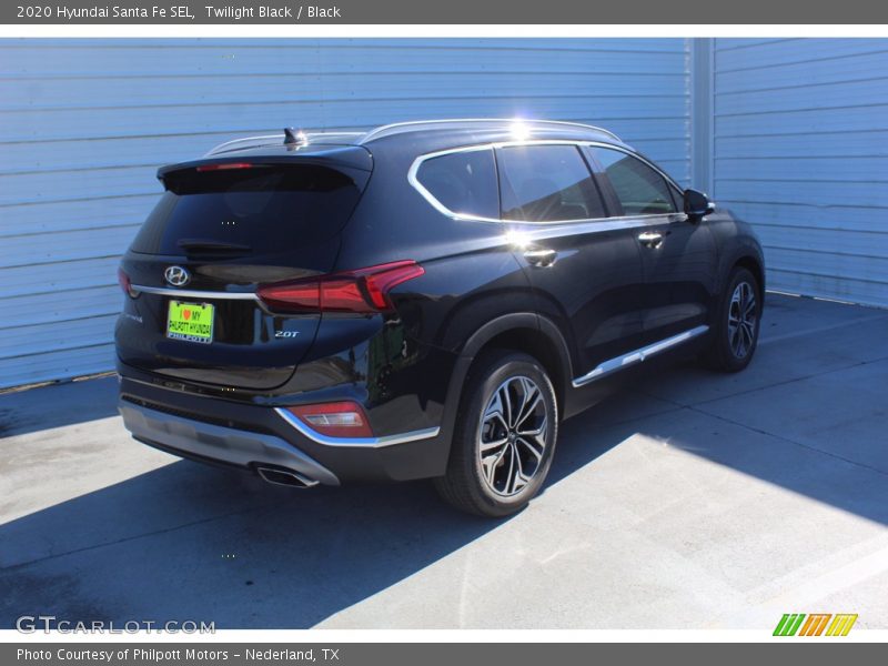 Twilight Black / Black 2020 Hyundai Santa Fe SEL