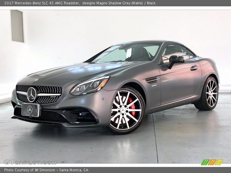 designo Magno Shadow Grey (Matte) / Black 2017 Mercedes-Benz SLC 43 AMG Roadster