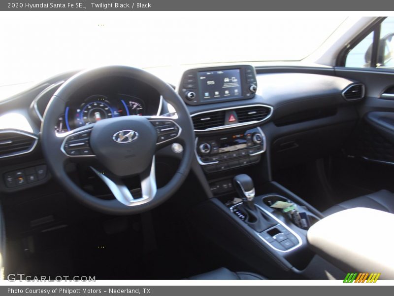 Twilight Black / Black 2020 Hyundai Santa Fe SEL