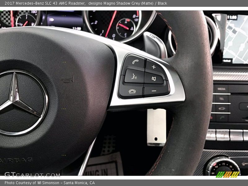 designo Magno Shadow Grey (Matte) / Black 2017 Mercedes-Benz SLC 43 AMG Roadster