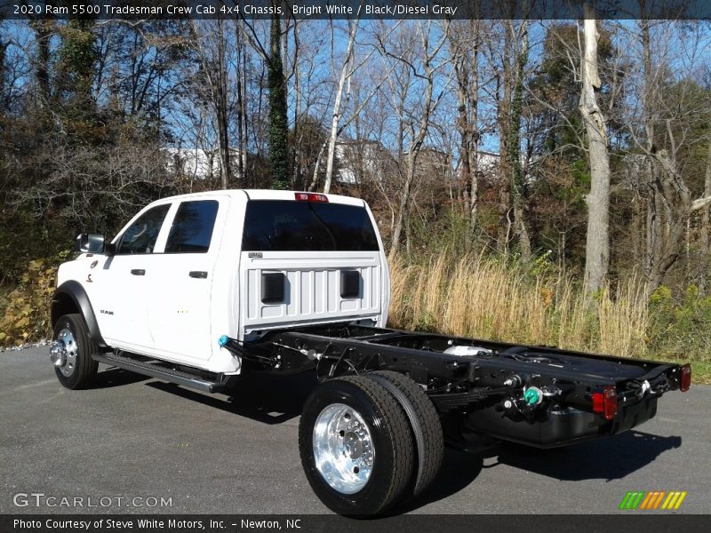 Bright White / Black/Diesel Gray 2020 Ram 5500 Tradesman Crew Cab 4x4 Chassis