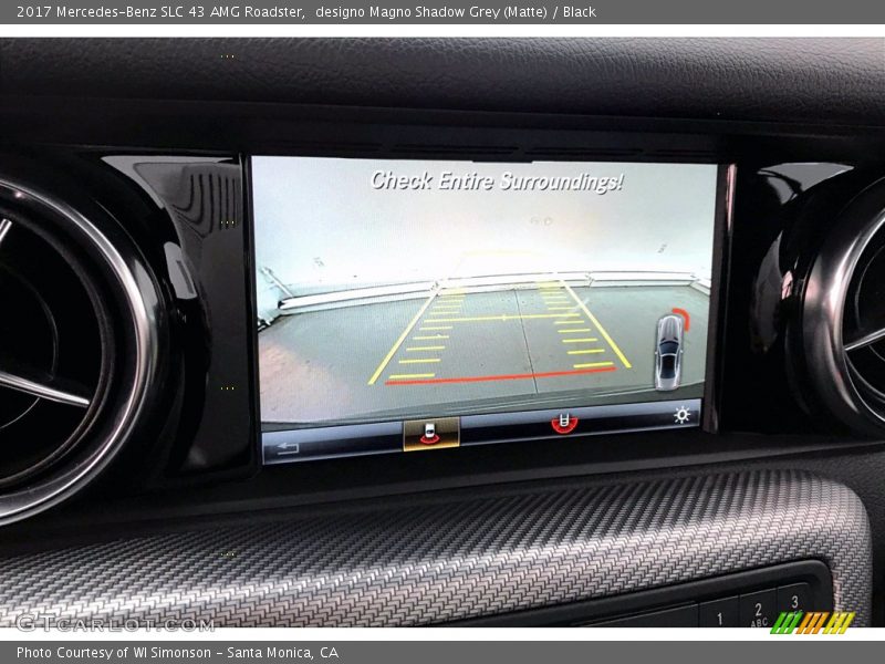 designo Magno Shadow Grey (Matte) / Black 2017 Mercedes-Benz SLC 43 AMG Roadster