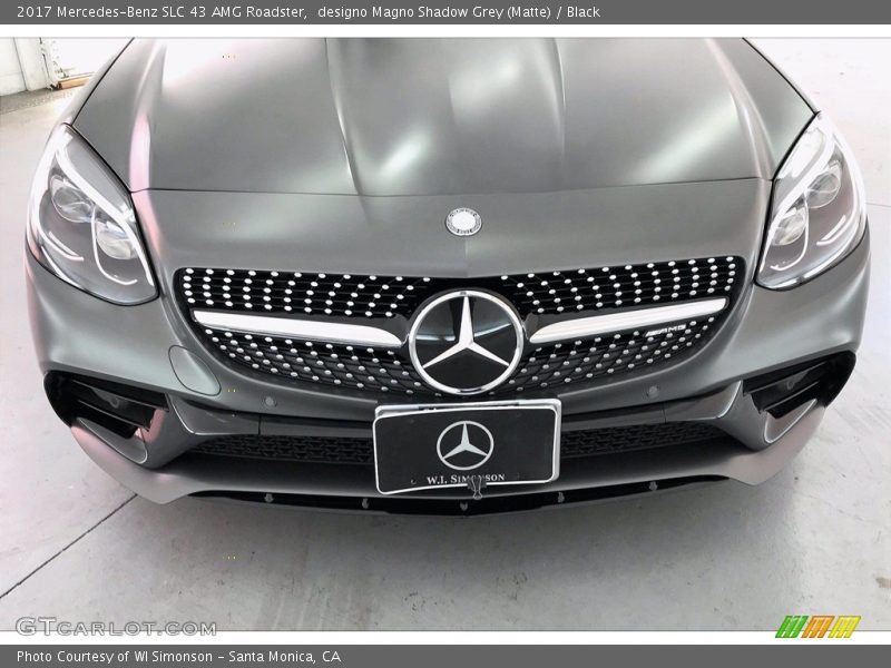designo Magno Shadow Grey (Matte) / Black 2017 Mercedes-Benz SLC 43 AMG Roadster