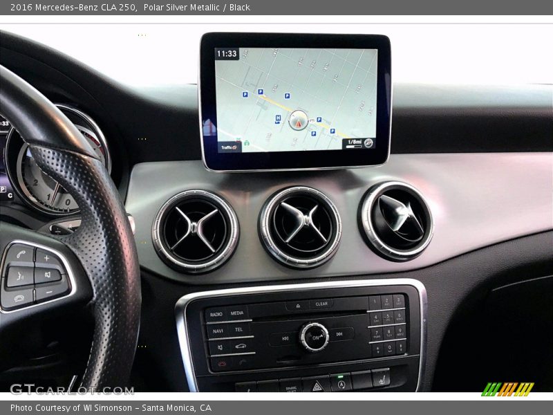 Navigation of 2016 CLA 250