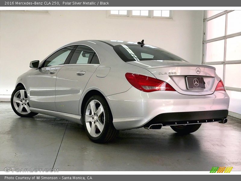 Polar Silver Metallic / Black 2016 Mercedes-Benz CLA 250