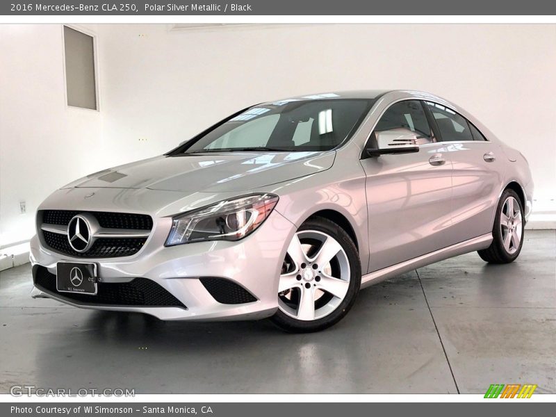 Polar Silver Metallic / Black 2016 Mercedes-Benz CLA 250