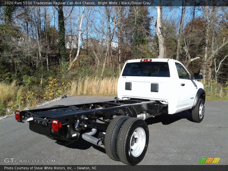 Bright White / Black/Diesel Gray 2020 Ram 5500 Tradesman Regular Cab 4x4 Chassis