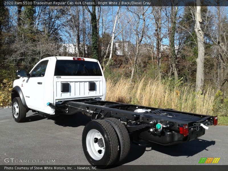 Bright White / Black/Diesel Gray 2020 Ram 5500 Tradesman Regular Cab 4x4 Chassis