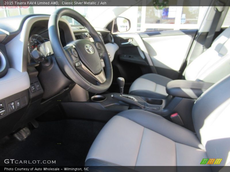 Classic Silver Metallic / Ash 2015 Toyota RAV4 Limited AWD