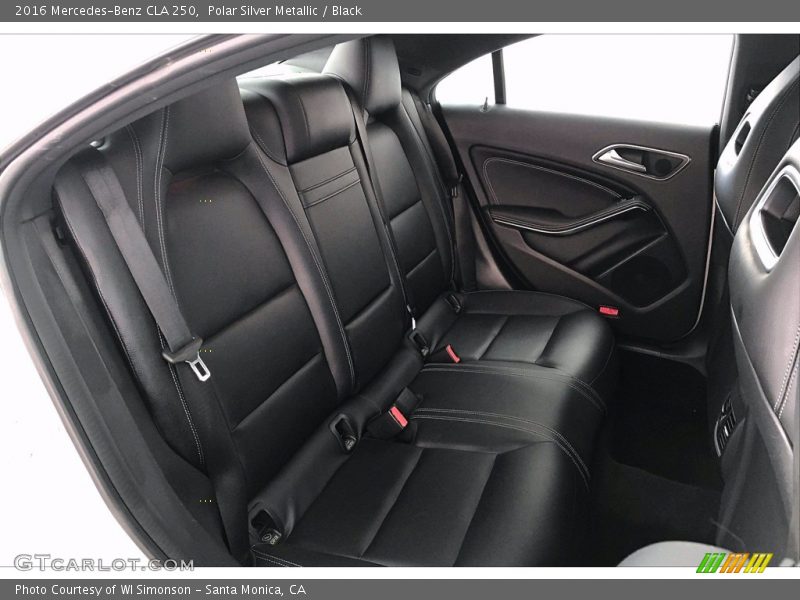 Rear Seat of 2016 CLA 250