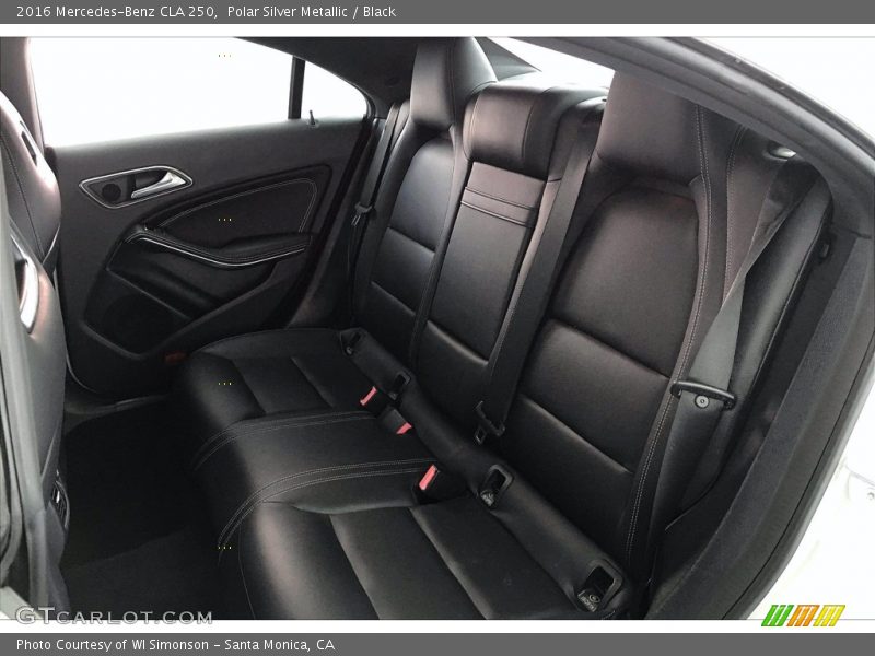 Rear Seat of 2016 CLA 250