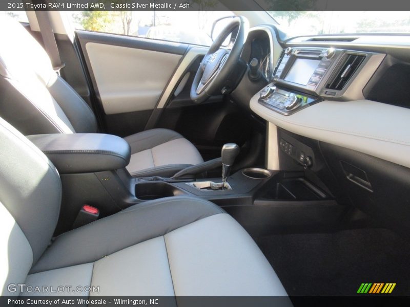Classic Silver Metallic / Ash 2015 Toyota RAV4 Limited AWD