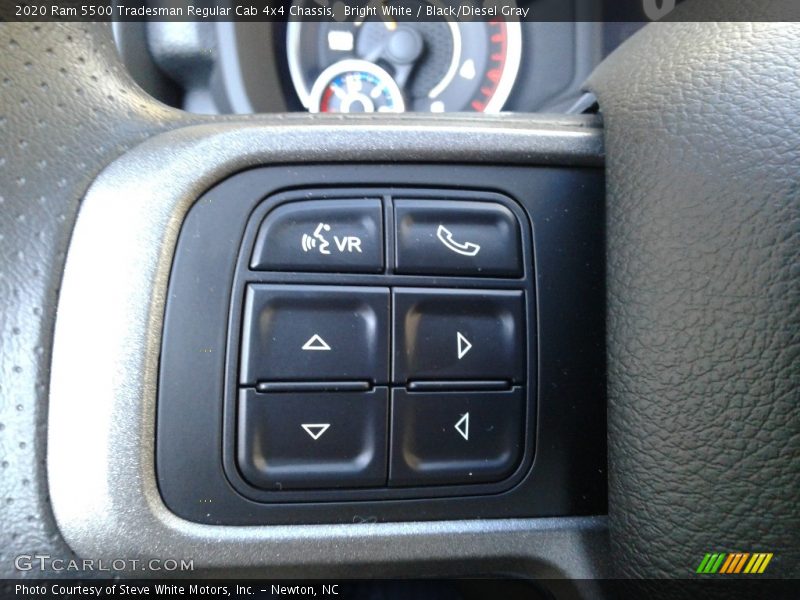 Bright White / Black/Diesel Gray 2020 Ram 5500 Tradesman Regular Cab 4x4 Chassis