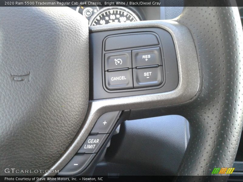 Bright White / Black/Diesel Gray 2020 Ram 5500 Tradesman Regular Cab 4x4 Chassis