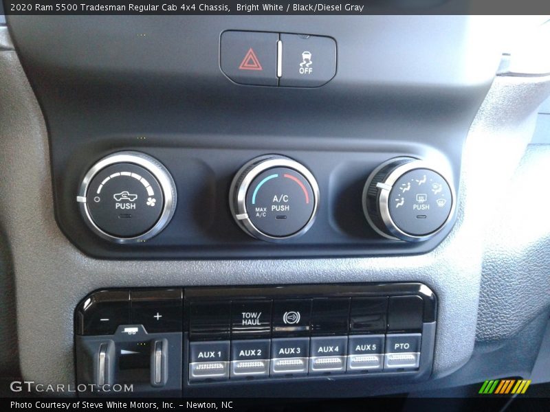 Bright White / Black/Diesel Gray 2020 Ram 5500 Tradesman Regular Cab 4x4 Chassis